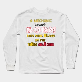 Cool Mechanic accessories, Gift for Mechanic, Behind the Wheel gift Long Sleeve T-Shirt